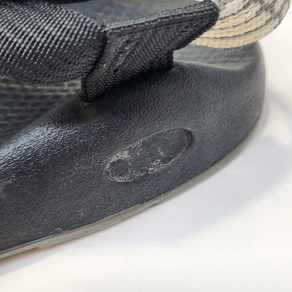 Chaco Womens ZX 2 Yampa Gray White Toe Loop Outdoor Sandals Size 8 Hiking Straps - Picture 5 of 11